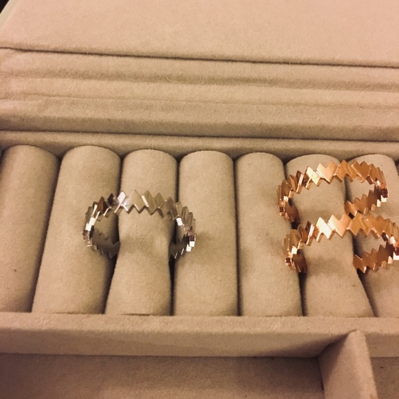 Perditi UK 14ct Gold Filled Rose Gold, Silver Mini Heart Adj. Ring or Toe Ring - Picture 7 of 8